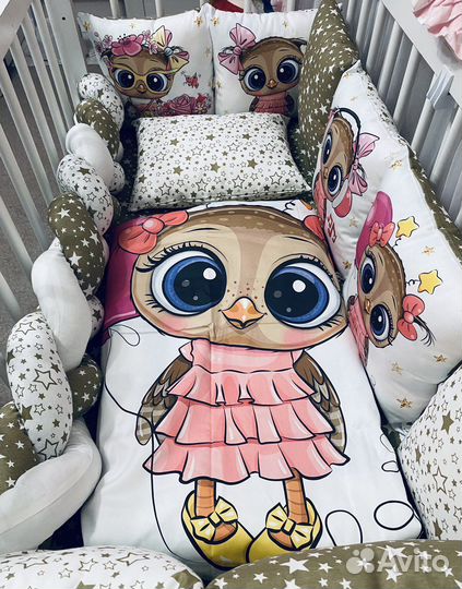 Бортики в кроватку