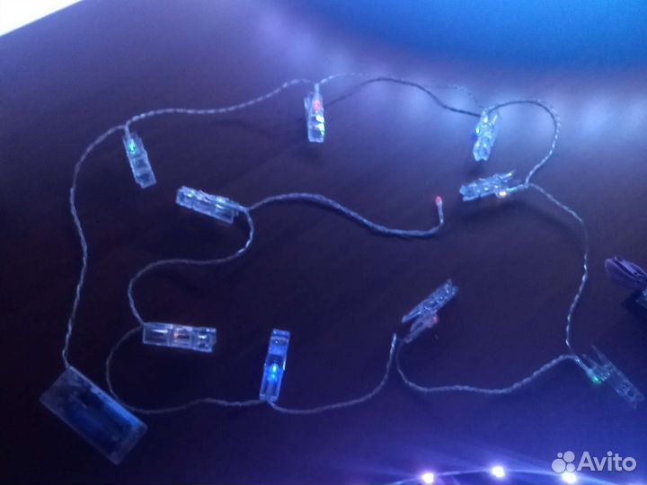 Герлянда прищепки