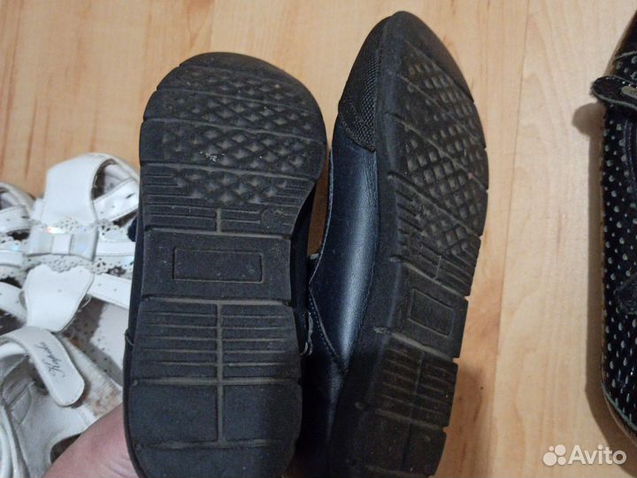 Обувь детская на девочку пакетом 33-34 размер