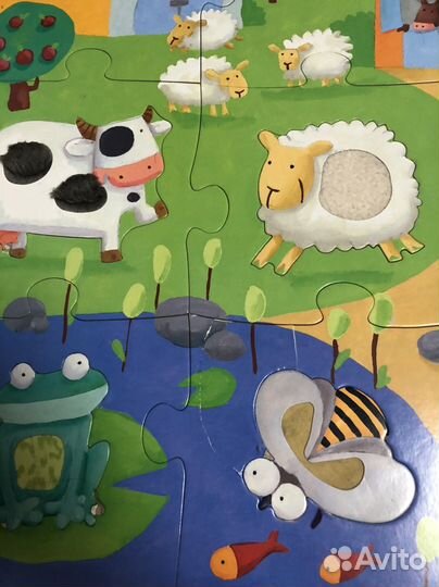 Пазл-гигант тактильный Djeco