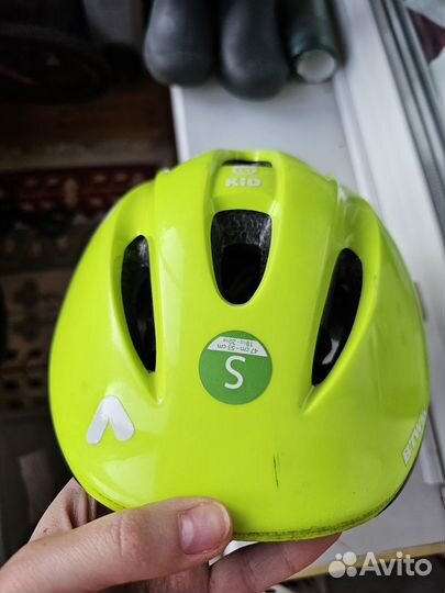 Шлем детский S зелёный
