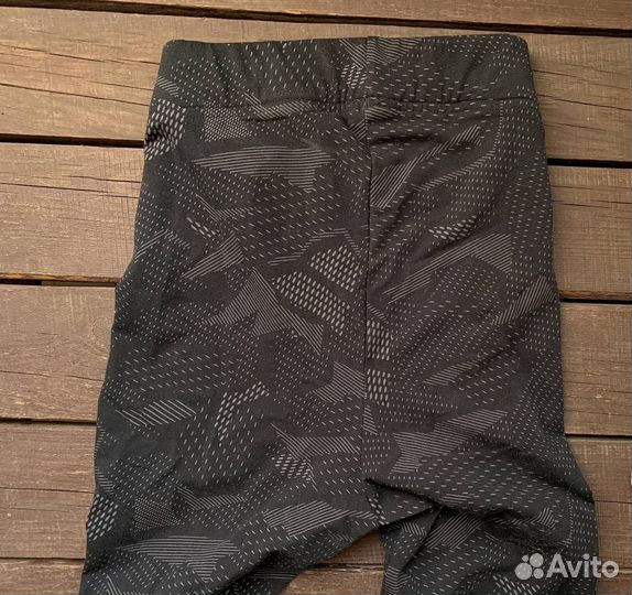 Новые черные легинсы Adidas хлопок XS