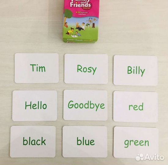 Family Friends Flash Cards Starter, 1,2,3,4(новые)