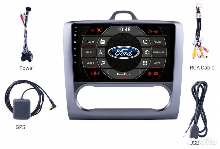 Магнитола ford focus 2