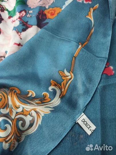 Палантины dolce gabbana шелк италия оригинал