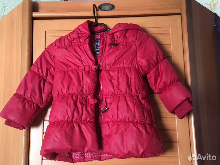 Осенняя куртка для девочки 98 размер