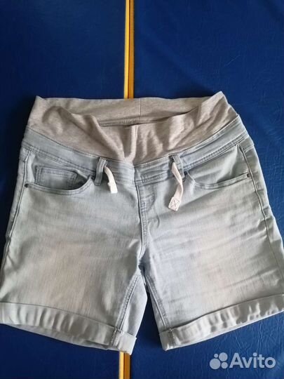 Джинсовые шорты для беременных