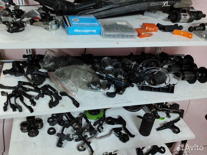 Велозапчасти разные б/у и новые