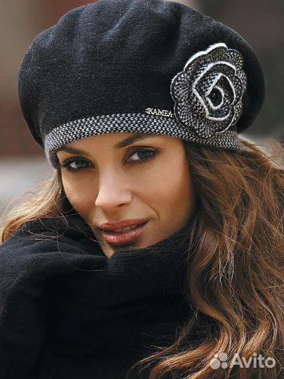 Берет + шарф-снуд kamea