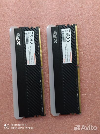 XPG Spectrix DDR4 32Гб (2х16) xmp 3600 (новая)