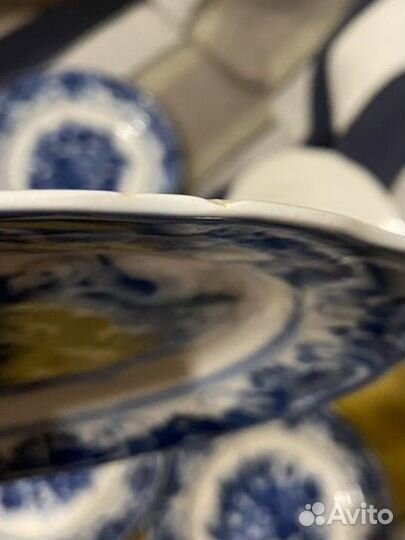 Гжель СССР тарелки авторские