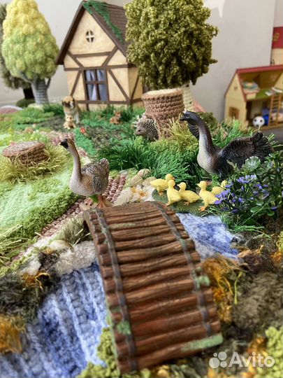 Вязаный игровой коврик