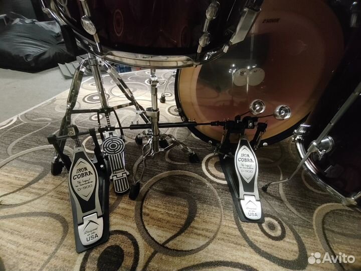 Ударная установка sonor с педалью и железом