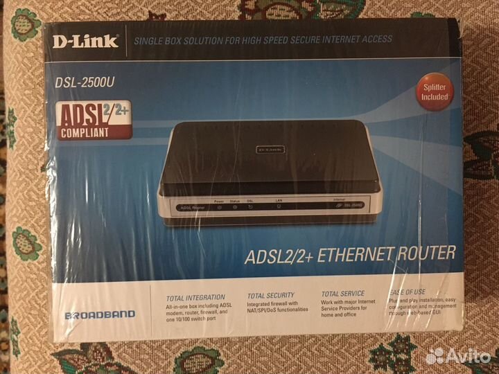 Модем D-Link DSL-2500U
