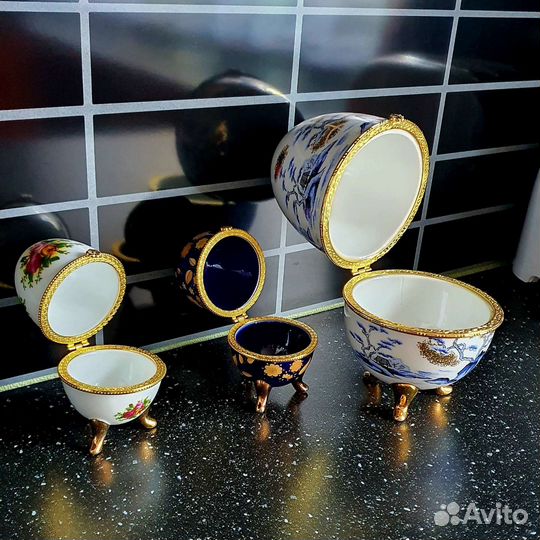 Шкатулки Пасхальное яйцо (набор)