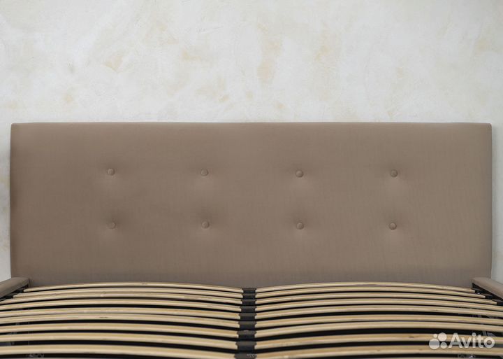 Кровать двуспальная 180х200 Роза велюр