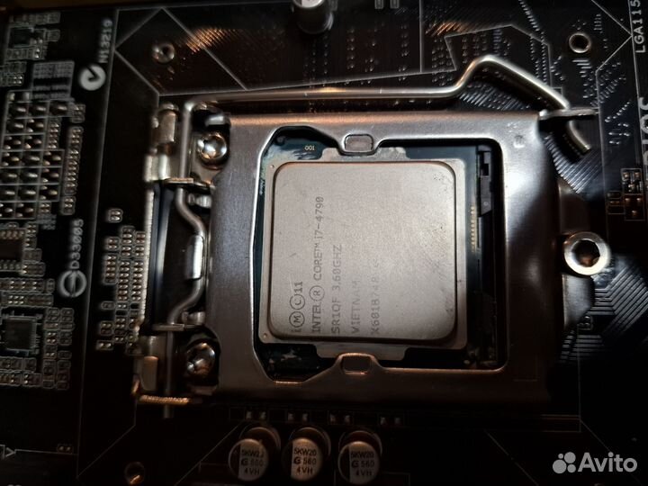 Материнская плата asus H81M-K + Intel Core i7-4790