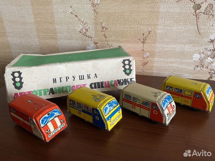Игрушки Машинки СССР набор спецслужб