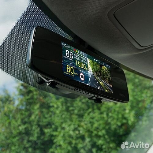 Регистратор зеркало Rover WiFi+Внутрисалон.камера