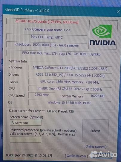 Видеокарта gigabyte geforce rtx 2080 turbo oc 8g