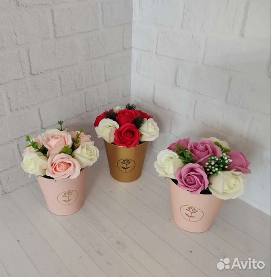 Цветы из мыла