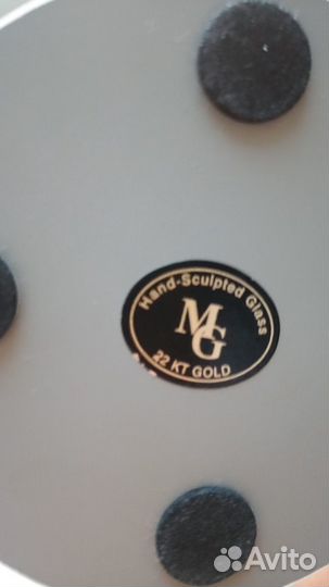 Стеклянная фигурка кошки