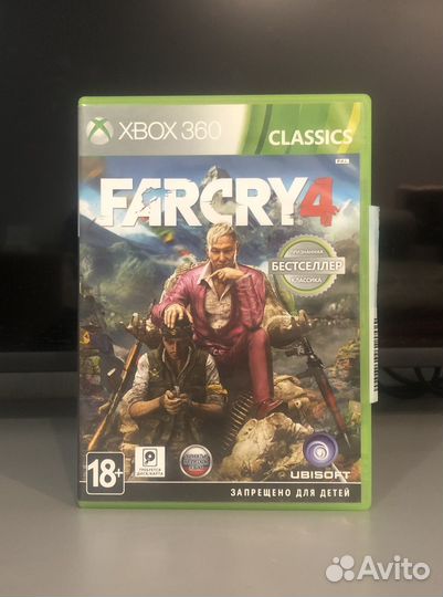 Диск Far cry 4 Xbox 360