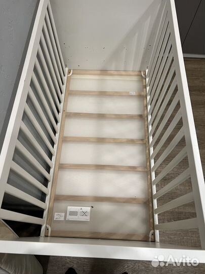 Детская кроватка 120х60 с ящиками