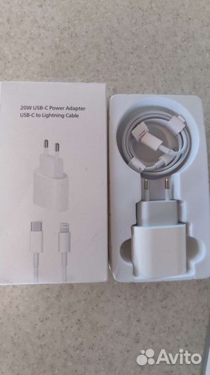Быстрая зарядка для iPhone 20w с кабелем новая
