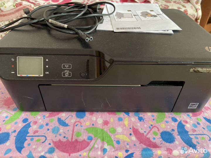 Hp принтер сканер 2в1,без краски,в отличном состо