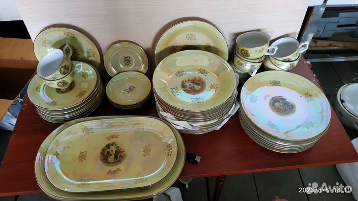 Набор столовой посуды 12 персон Мадонна ГДР