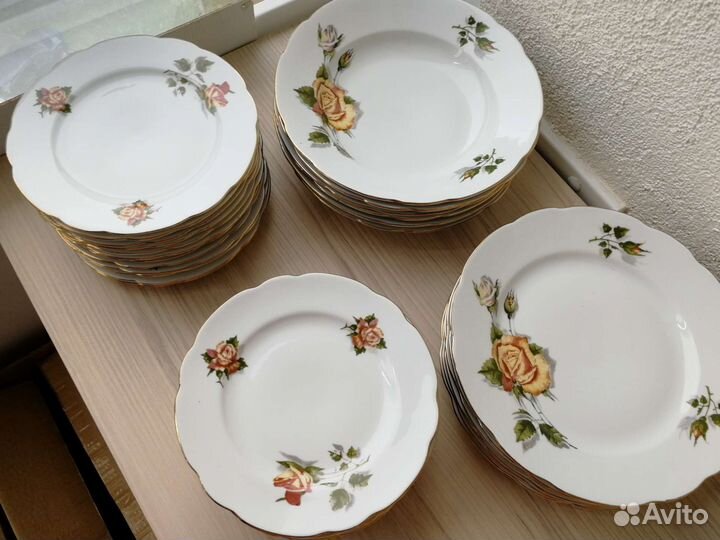 Сервиз столовый, Польша, 42 предмета