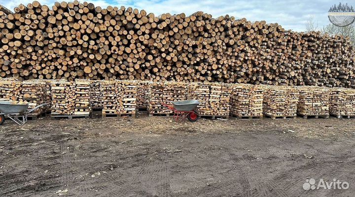 Дрова в укладку