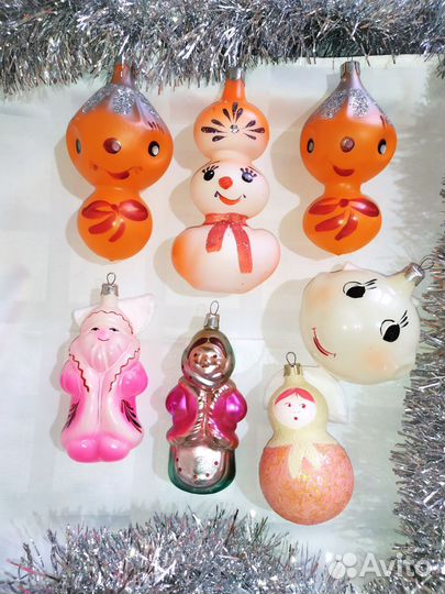 Ёлочные игрушки СССР