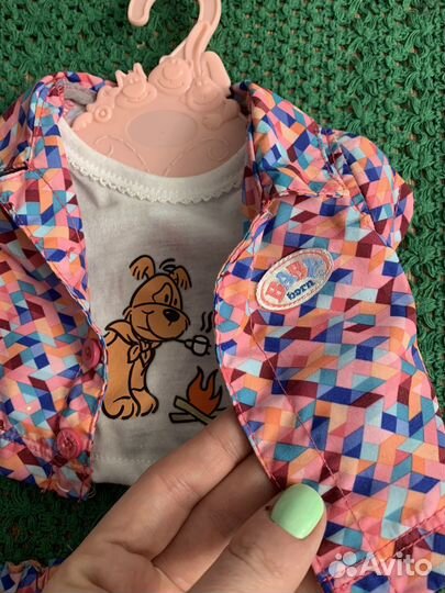 Одежда для куклы беби борн