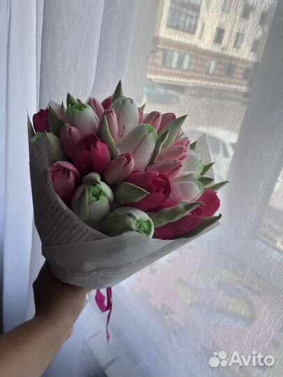 Собираю букеты цветов из домашнегозефира