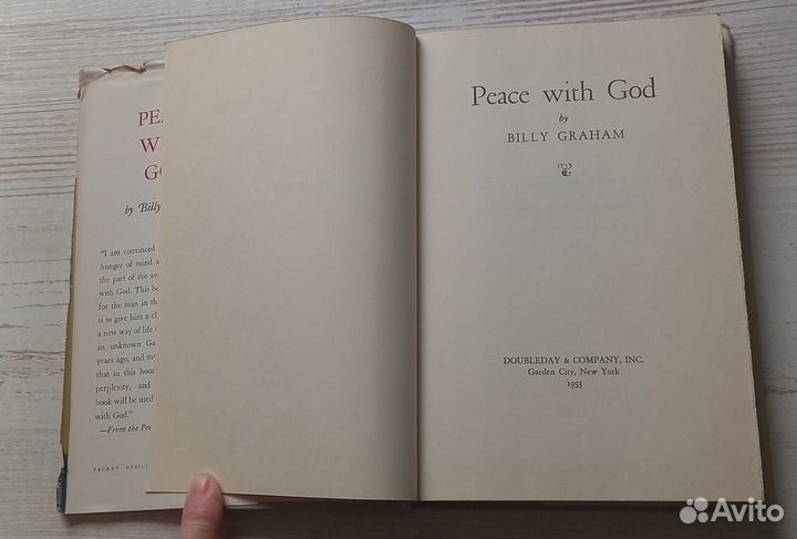 Книга billy graham. Peace with God