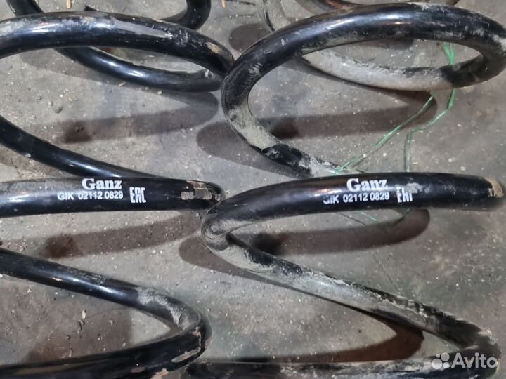 Пружины передние на фольцваген поло