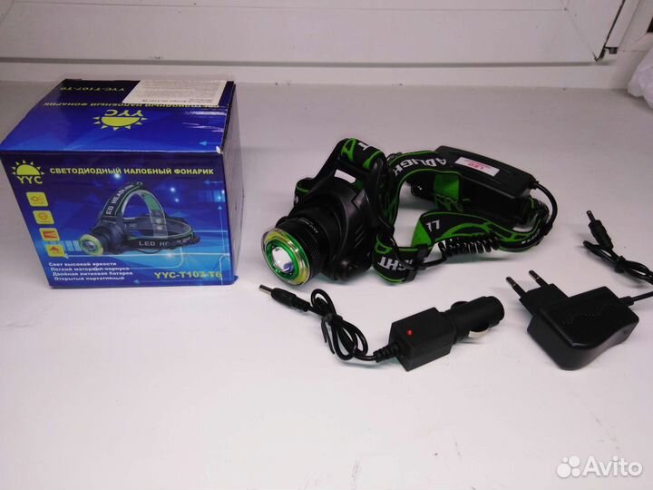 Светодиодный налобный фонарь