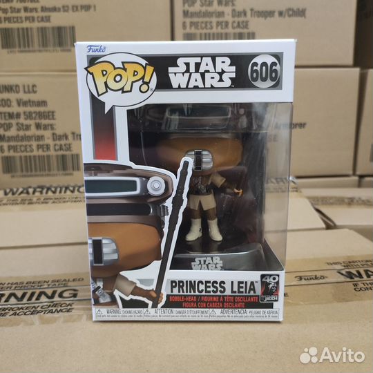 Funko Pop Star Wars Princess Leia as Boushh #606