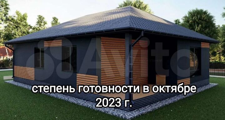 Дом 100 м² на участке 6 сот.