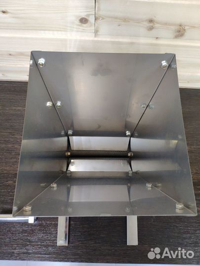 Мельница для солода двухвальцовая