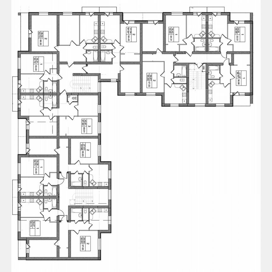 1-к. квартира, 33,4 м², 2/3 эт.