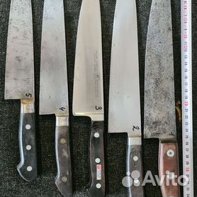 Японский кухонный нож. Клейма. Очень редкие