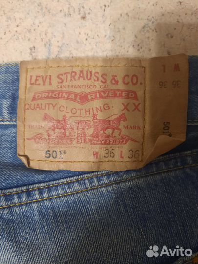 Мужские джинсы levis 501