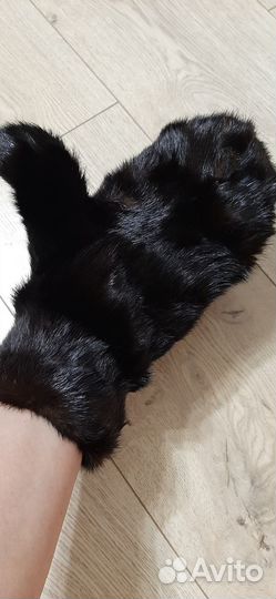 Норковые рукавицы
