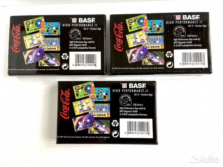 Набор 3 кассеты Basf 90 - Coca-Cola - Modern Art