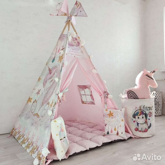 Вигвам / Палатка / шатер, детский, новый, единорог