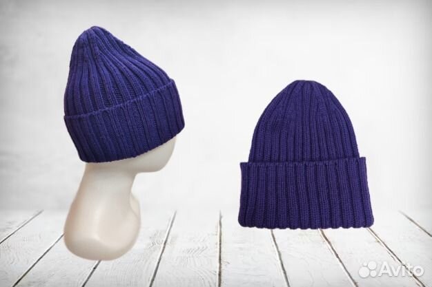 Шапка женская вязаная ручная работа