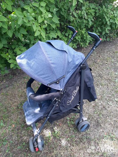 Детская прогулочная легкая коляска трость